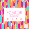 BUNDLE of 4 Messy Paint Stroke Digital Paper