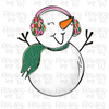 (2) Girly Snowman