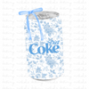 Diet Coke Floral Bow