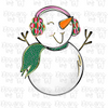 (2) Girly Snowman