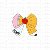 School Pencil Bow Name Plate (Comes Blank)