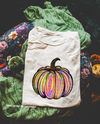 Bright Colorful Paint Smear Pumpkin