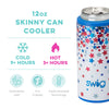 Swig Star Spangled Skinny Can Cooler (120z)