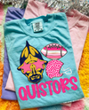 Quistors Pink Preppy Mascot