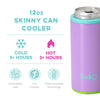 Swig Ultra Violet Skinny Can Cooler (12oz)