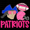 Patriots Pink Preppy Mascot