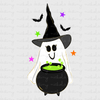 Ghostly Cauldron Witch Hat