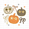 Pumpkin Star Coquette Bows