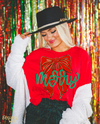 Merry Bow w/ Glitter