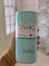 Swig Shimmer Aquamarine Skinny Cooler (12oz)