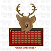 Reindeer Name Plaque