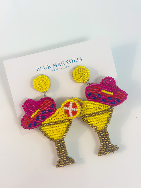 Happy Hour Beaded Earrings