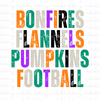 Bonfires, Flannels, Pumpkins, Football