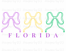  Florida Mardi Gras Bows