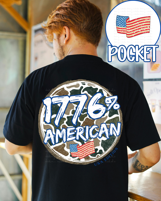 1776% American Camo — With Pocket Design