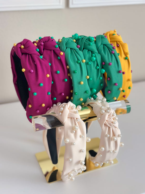 Mardi Gras Headband - Green