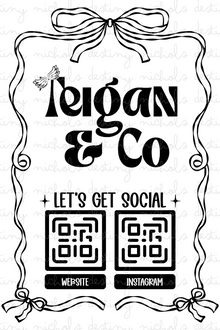  Custom Label: Teigan & Co 4x6 Label