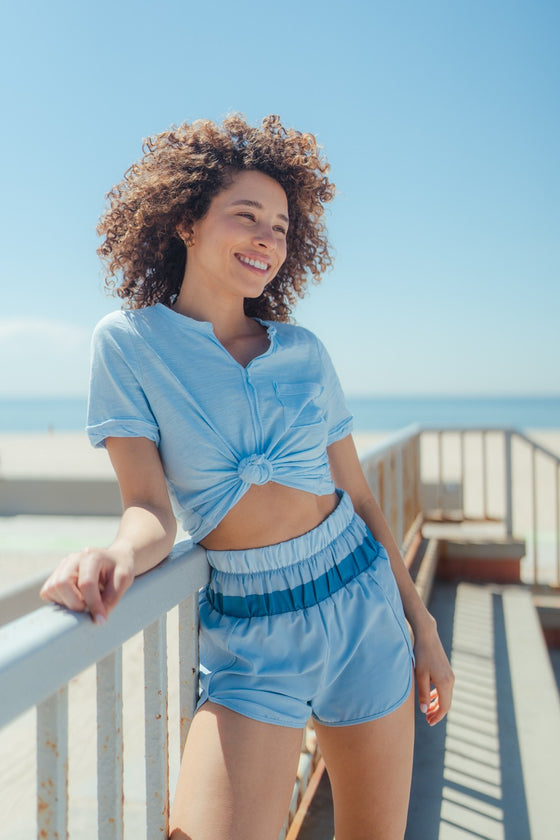 Colorblock Active Shorts