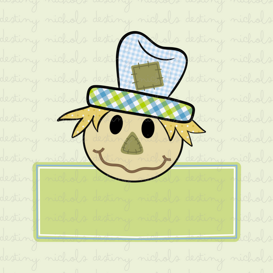 Scarecrow Boy Name Patch