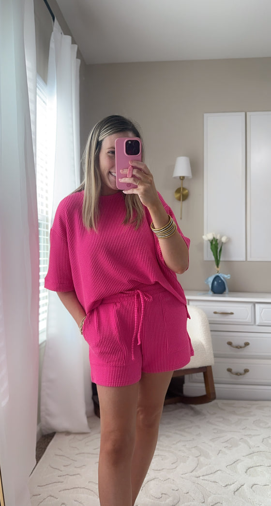 Best Dressed Basics Set - Neon Hot Pink