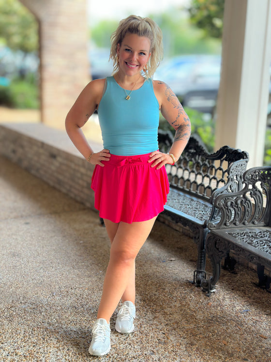 Go Getter Skort - Magenta