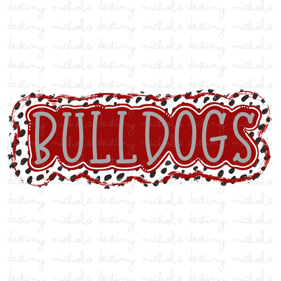 Bulldogs - Maroon/White