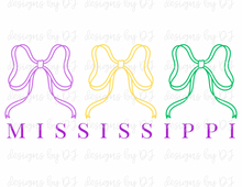  Mississippi Mardi Gras Bow