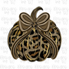 Cheetah Print Brushstroke Pumpkin
