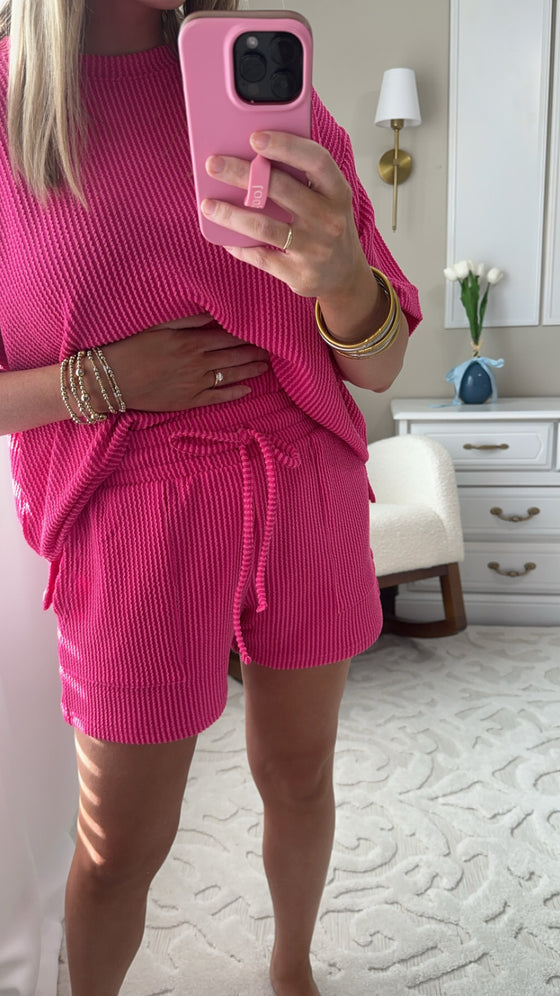 Best Dressed Basics Set - Neon Hot Pink