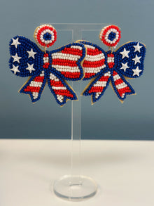  Patriotic Ribbon Earrings