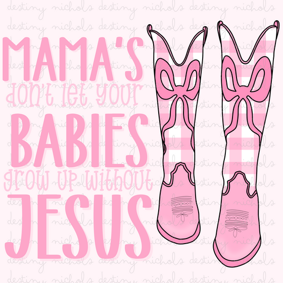 Mama’s Don’t Bundle (3 Back Designs + 3 Pockets)