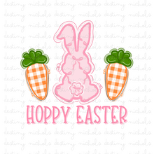  Hoppy Easter Bows + Orange Gingham