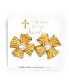 HiddenTruth Pearl Stud Earrings (Jesus & Joy)
