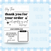Thank You For Your Order Thermal - EDITABLE