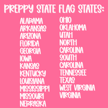  (22) State Preppy Flag Bundle