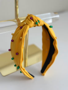  Mardi Gras Headband - Yellow