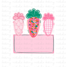  Carrot Trio Name Plate