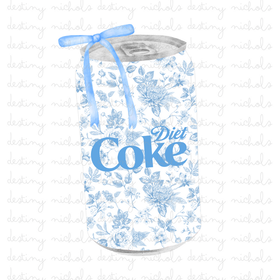 Diet Coke Floral Bow