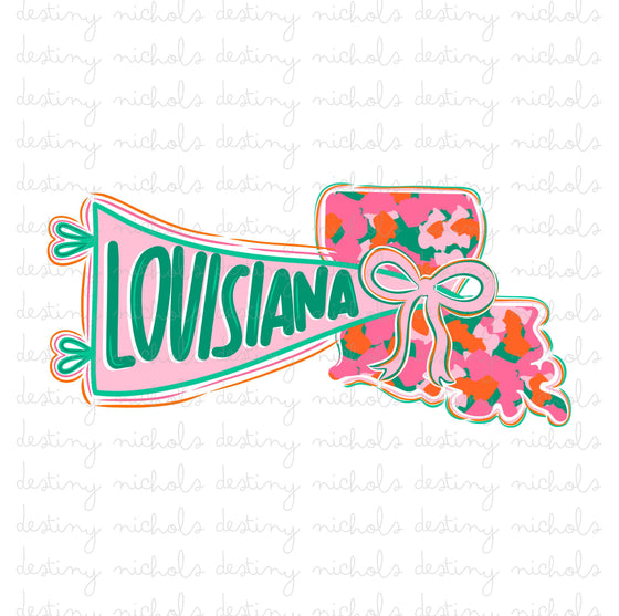 Louisiana Preppy State Flag