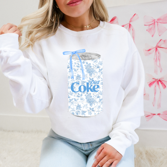 Diet Coke Floral Bow