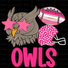  Owls Pink Preppy Mascot