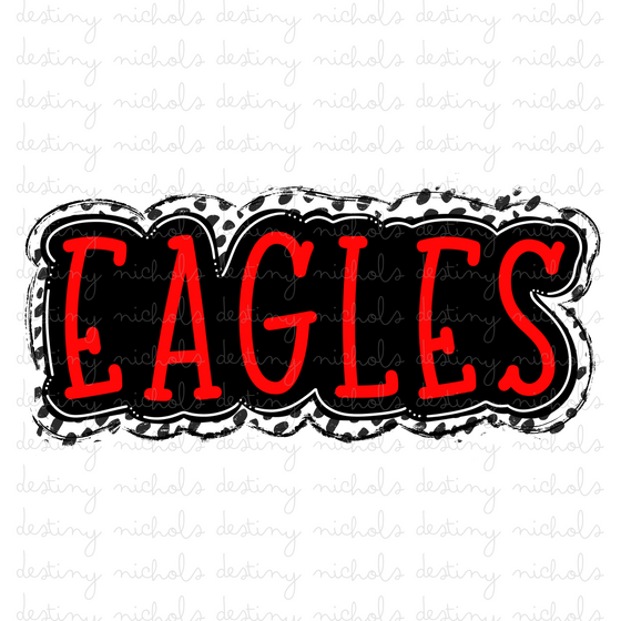 Eagles - Red/Black