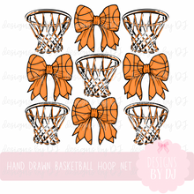  Basketball Bow Hand Drawn