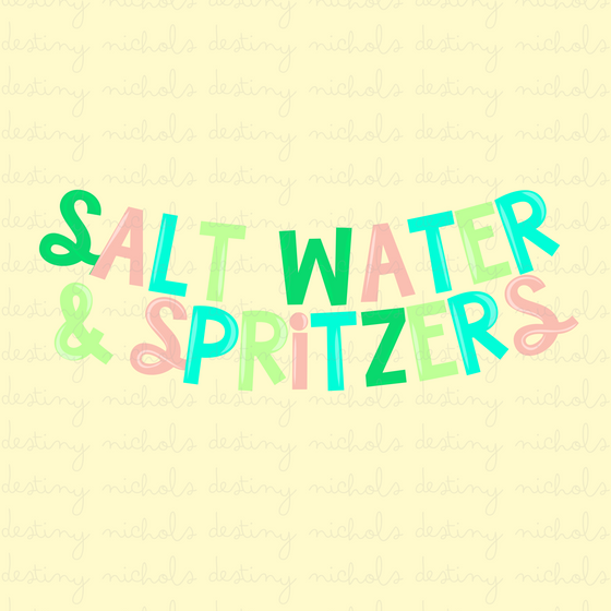 Salt Water & Spritzers (with pocket)