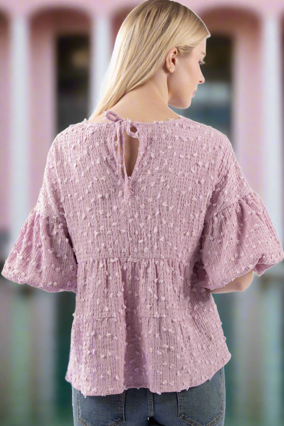 Walk By The Pier Blouse - Blush