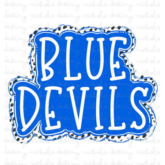 Blue Devils - Blue/White