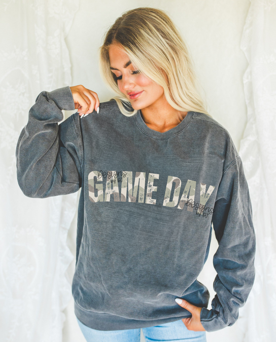 Camo Game Day Vintage