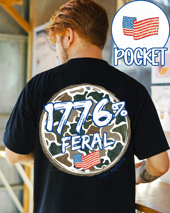 1776% Feral Camo — With Pocket Design
