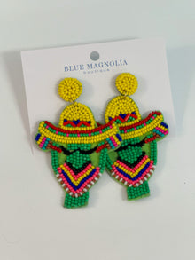  Catalina Cactus Beaded Earrings