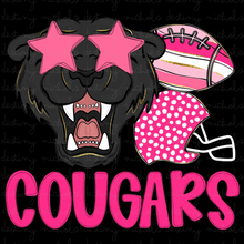  Cougars Pink Preppy Mascot